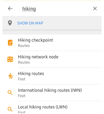 Percorsi sul terreno