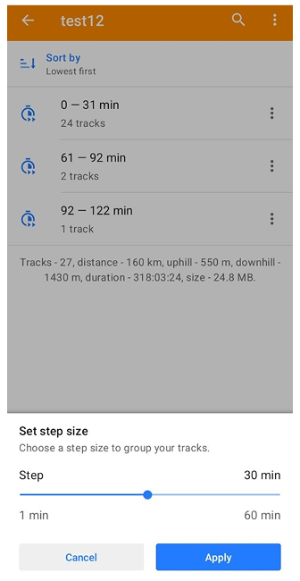 Gestione Cartelle Smart I miei luoghi Android