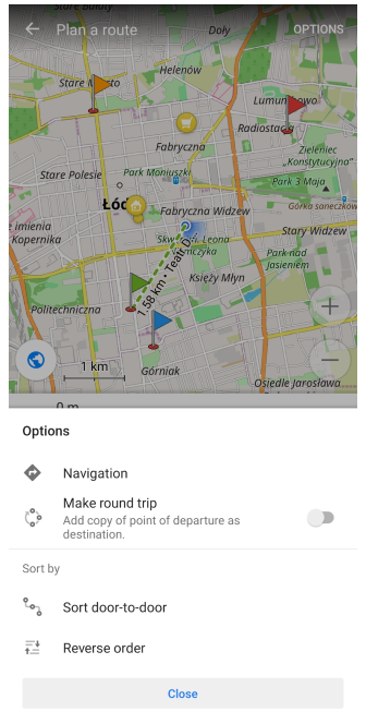 Ordinamento alternativo dei marcatori Android 3