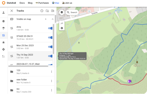 Visibili sulla mappa