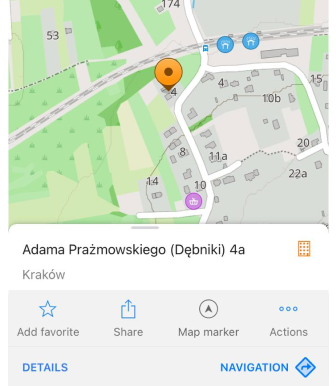 Straat zoeken Android