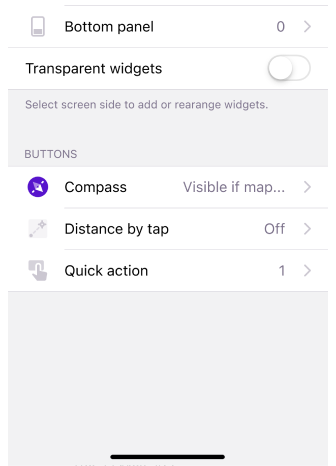 Menu Scherm configureren