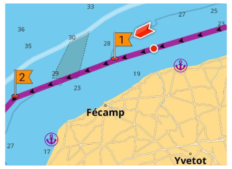Direct-naar-punt navigatietype Android