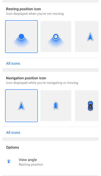 Uiterlijk Mijn locatie
