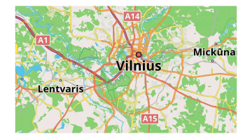 Kaart wegstijl standaard