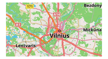 Kaart wegstijl Duits