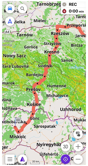 Navigatiescherm iOS 1