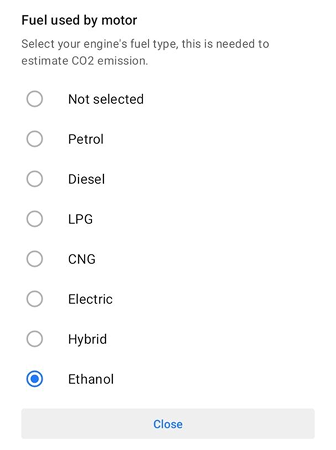 Navigatieroute Android