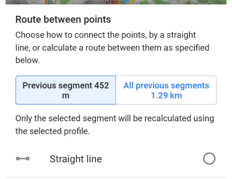 Een route plannen android