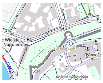 POI in topografische stijl