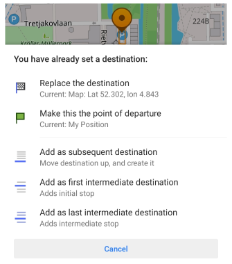 Wiele wskazówek Android
