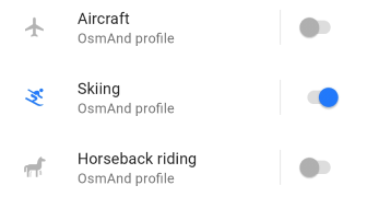 Profil Narciarstwo w systemie Android