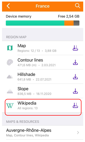 Pobieranie Wikipedii w systemie iOS