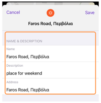 Dodaj opis ulubionego iOS