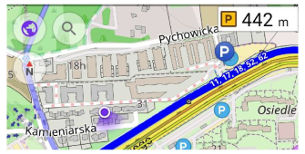 Widżet Parking Android