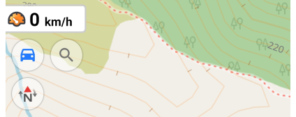 Widget de velocidade