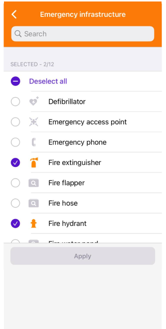Tipos de POI personalizados iOS