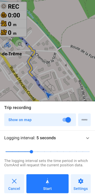 Iniciar gravação no Android