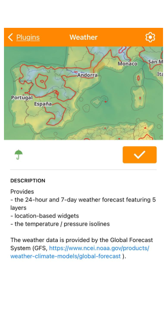 Ayarlar eklentisi iOS 1