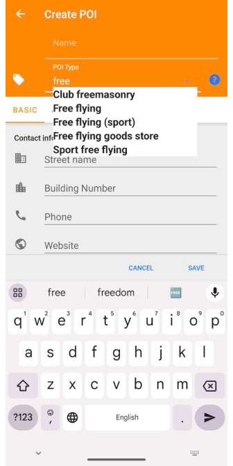İÇN etiketi ekle Android