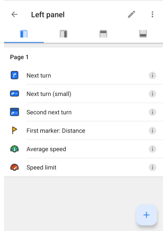 Ekranı yapılandır menüsü