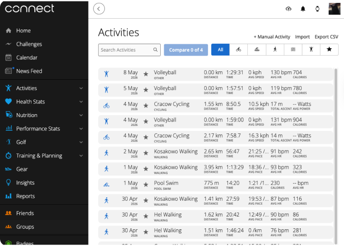 Garmin Connect Sync