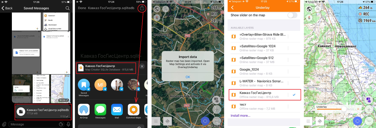 Sqlitedb iOS&#39;u İçe Aktar