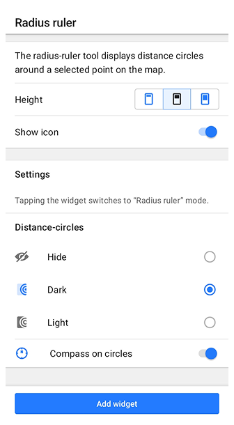 Görüntüleme konumu Android