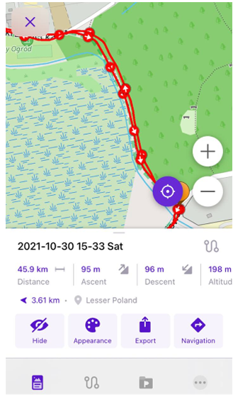 İstatistik ekranı izleme iOS