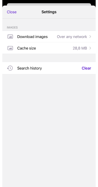 Seyahat rehberleri arama menüsü