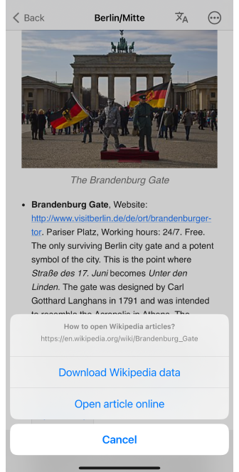 Seyahat rehberleri arama menüsü