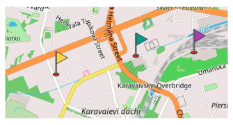 Маркери на карті Android